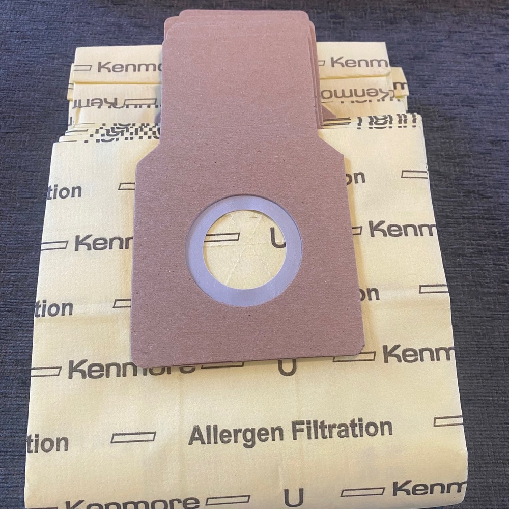 8 Kenmore Vacuum Bags Type U Allergen Filtration 50680 50688